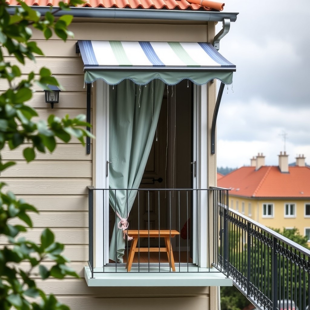 Kako zaštititi balkon od vjetra i kiše